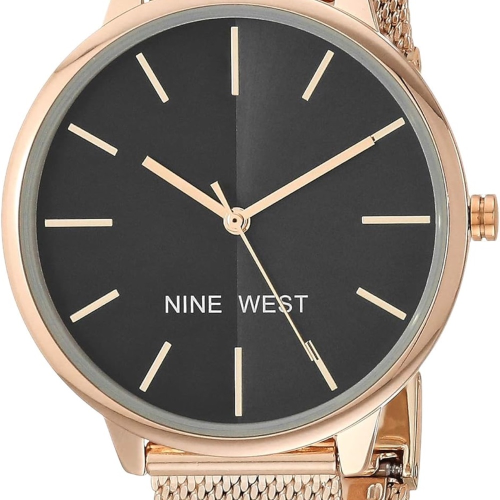Nine West Women’s Black and Gold Watch